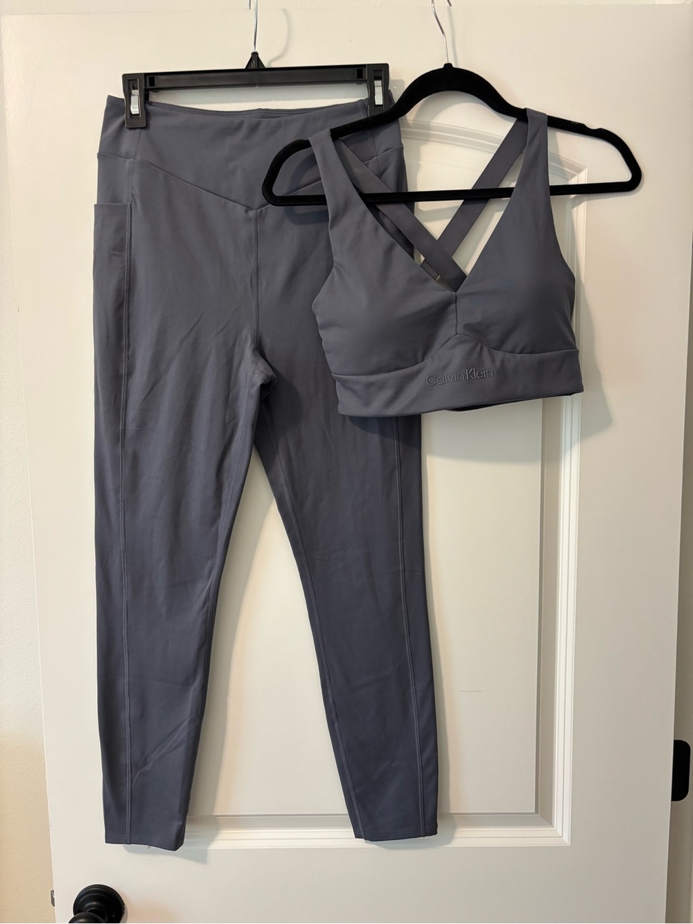 Calvin Klein Black Sports Bra with Logo